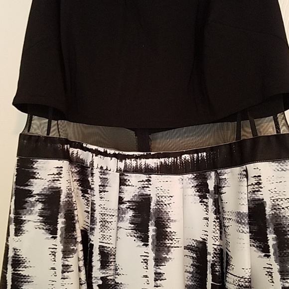 Sale Black and white gown - Picture 4 of 4